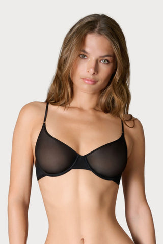 Maison Close Double Sens Balconette Bra Black