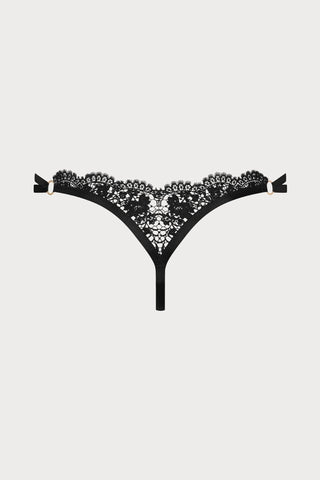 Maison Close Le Ravissant Black Naked Thong - Naughty Knickers