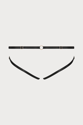 Maison Close Le Ravissant Black Naked Thong - Naughty Knickers