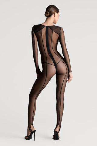 Maison Close L'Amoureuse Black Jumpsuit