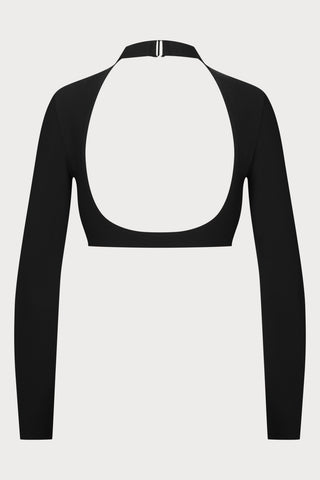 Maison Close Nuit Infinie Lace-Up Crop Top