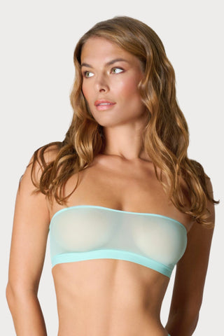 Maison Close Double Sens Pastel Bandeau Bra Celadon