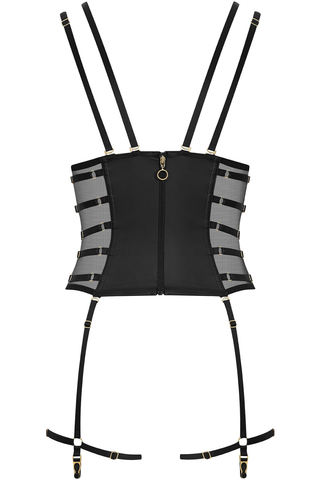 Maison Close Chambre Noire Private Cupless Corset Black