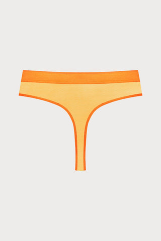 Corps à Corps High Waist Thong Neon Orange