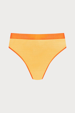 Corps à Corps High Waist Thong Neon Orange