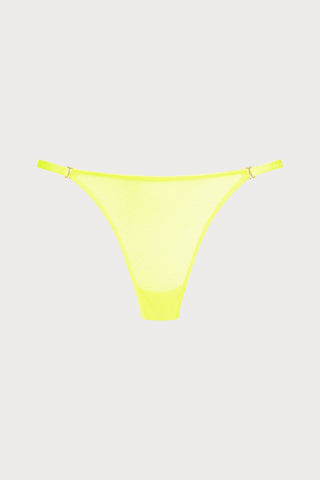 Corps à Corps Mini Thong Neon Yellow