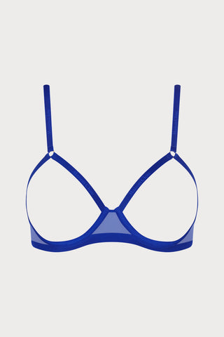 Corps à Corps Open Underwired Bra Neon Blue
