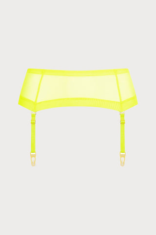 Corps à Corps Suspender Belt Neon Yellow