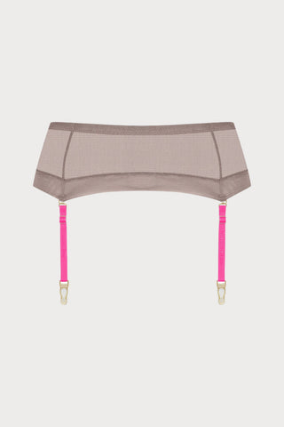 Corps à Corps Suspender Belt Ginger Snap/Neon Pink