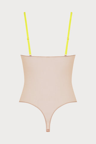 Corps à Corps Thong Bodysuit Vanilla