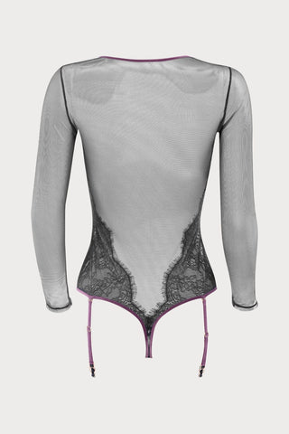 Coup de Foudre Long Sleeve Thong Body, Size S (UK 6-8)