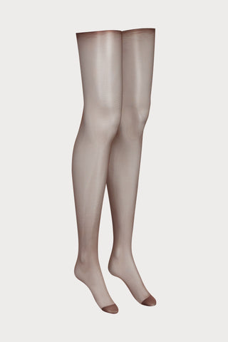 Maison Close Brown Cut & Curled Stockings