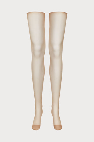 Maison Close Nude Cut & Curled Stockings