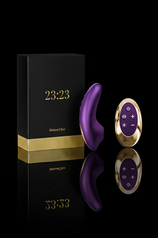 Maison Close 23:23 Silicone Remote Control Stimulator Purple/Gold