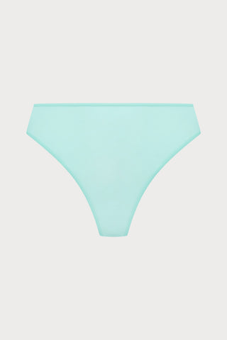 Double Sens High Waist Thong in Celadon