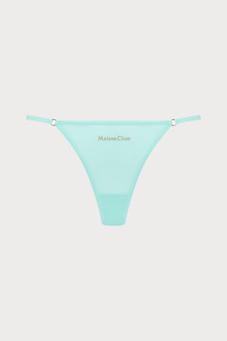 Double Sens Micro Thong in Celadon
