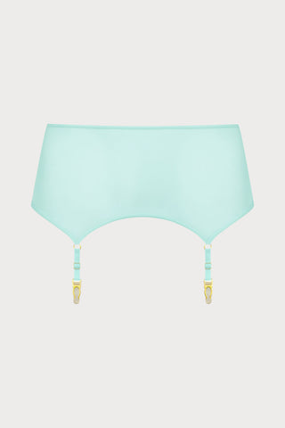 Double Sens Suspender Belt in Celadon