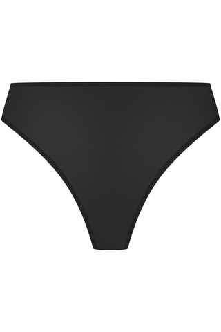 Maison Close Double Sens High Waist Thong Black