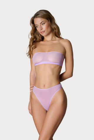 Double Sens High Waist Thong in Lavender