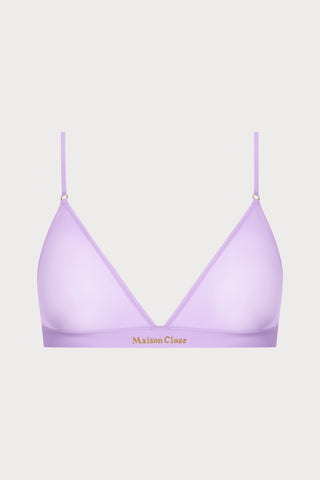 Double Sens Triangle Bra in Lavender