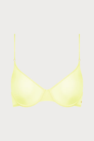 Double Sens Balconette Bra in Yellow