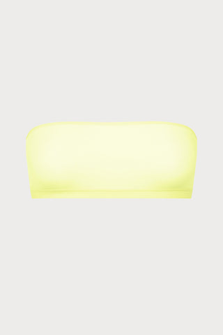 Double Sens Bandeau Bra in Yellow