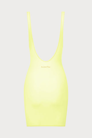 Double Sens Short Dress in Yellow