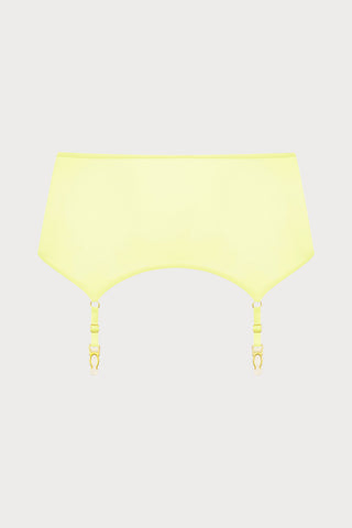 Double Sens Suspender Belt in Yellow