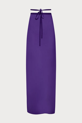 Maison Close Fever Long Wrap Beach Skirt in Purple - Naughty Knickers