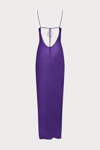 Maison Close Fever Long Open Back Beach Dress in Purple - Naughty Knickers
