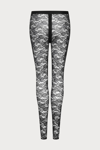 Flashback Lace Leggings with Zip