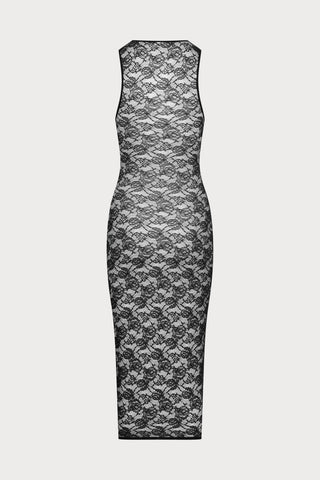 Flashback Lace Sleeveless Midi Dress