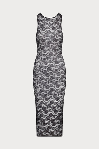 Flashback Lace Sleeveless Midi Dress