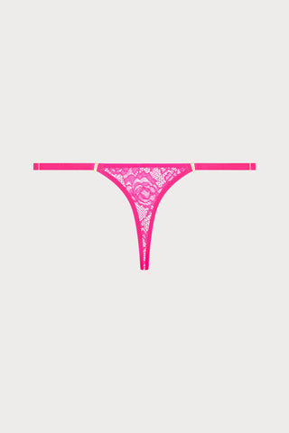 Flashback Lace Mini Thong Pink