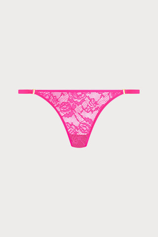 Flashback Lace Mini Thong Pink