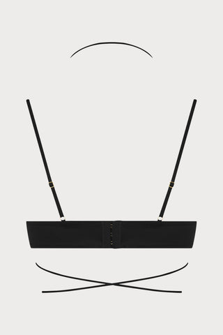 French Kiss Black Balconette Bra