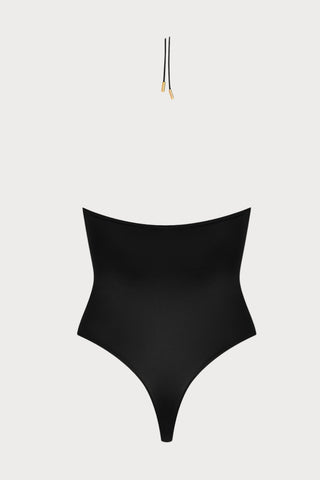 French Kiss Black Bandeau Thong Body