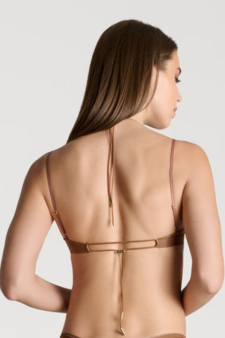 Maison Close French Kiss Light Sienna Sheer Bralette