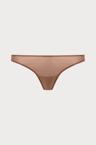 French Kiss Light Mocha High Leg Tanga