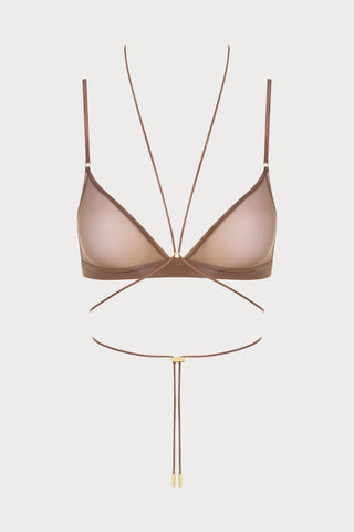 French Kiss Light Mocha Triangle Bra