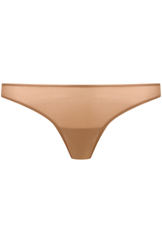 Maison Close French Kiss Light Sienna Sheer High Leg Tanga