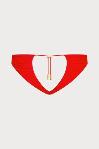 French Kiss Red Open Back Brief
