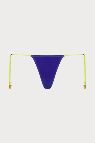 Glow Thong Bikini Bottom in Blue