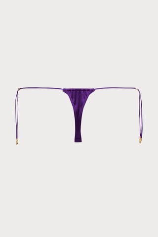 Glow Thong Bikini Bottom in Purple