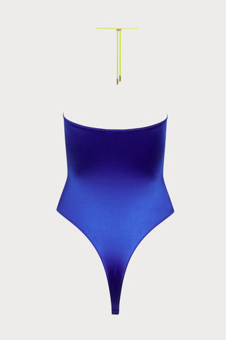 Glow Thong Swimsuit in Blue