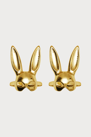Maison Close Gold Bunny Cufflinks - Naughty Knickers