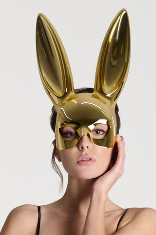 Maison Close Gold Mirror Bunny Mask