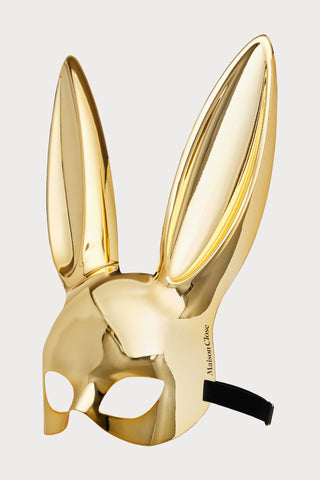 Maison Close Gold Mirror Bunny Mask - Naughty Knickers