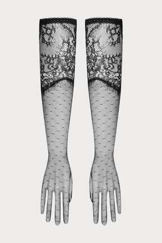 Maison Close Inspiration Divine Long Lace Gloves - Naughty Knickers