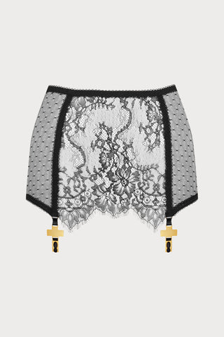 Maison Close Inspiration Divine Mini Skirt with Suspenders